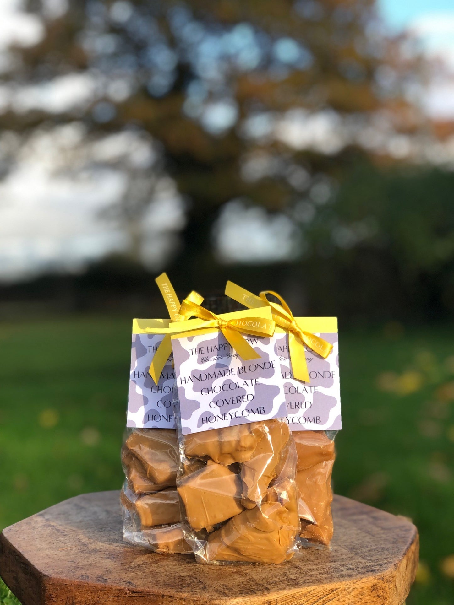 Handmade Blonde Chocolate Covered Honeycomb