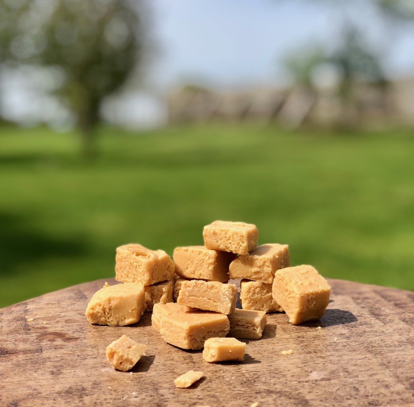 Handmade Blonde Chocolate Fudge Jars