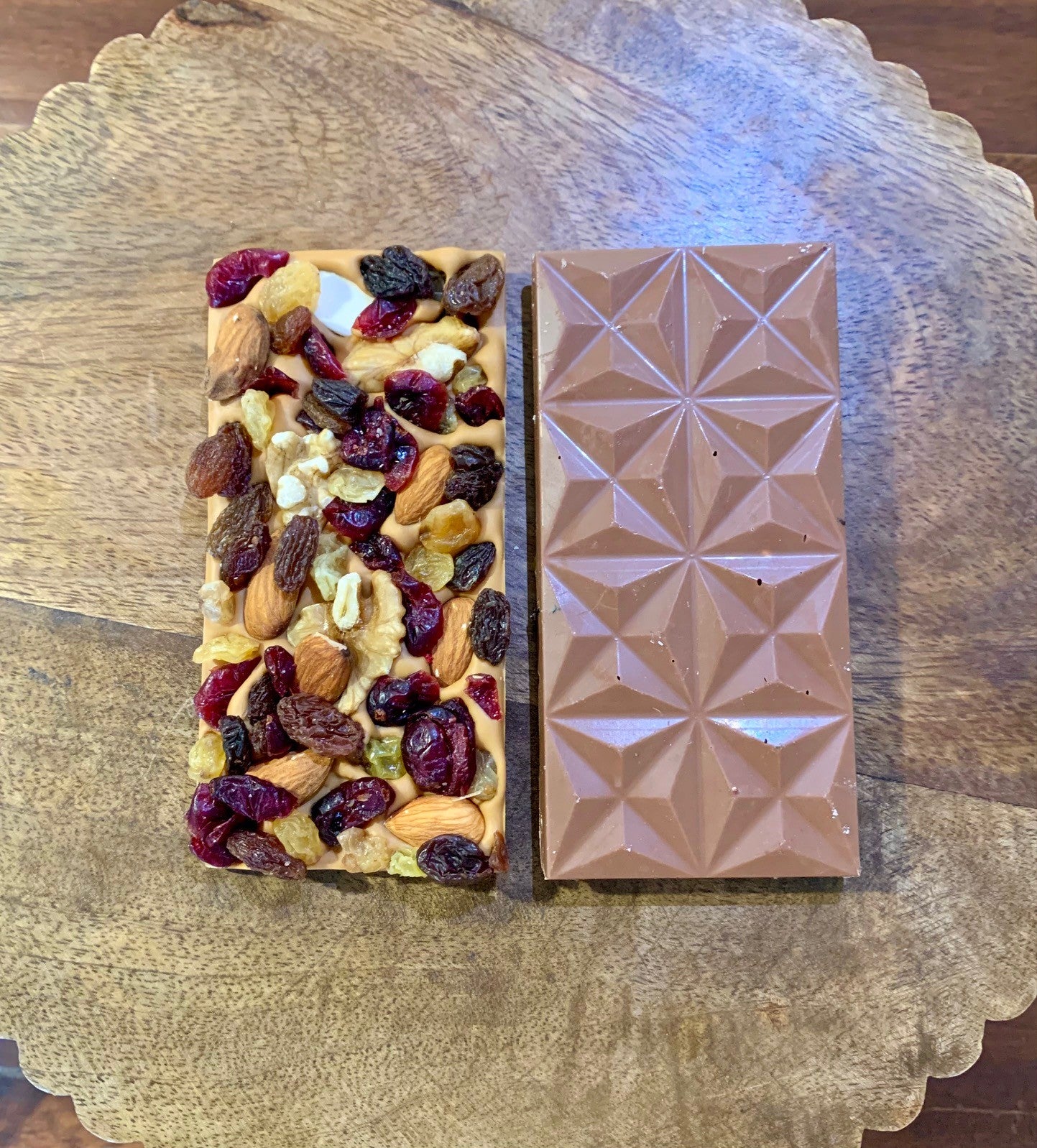 Handmade Milk Chocolate with Assorted Fruit & Nuts