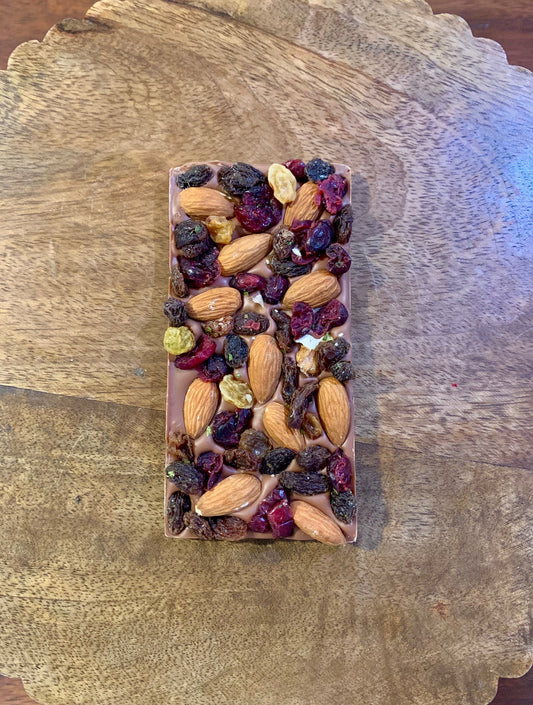 Handmade Milk Chocolate with Assorted Fruit & Nuts